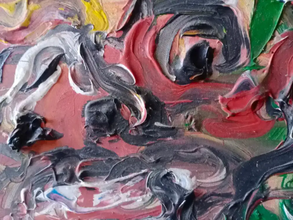 LUKISAN KANVAS ABSTRAK