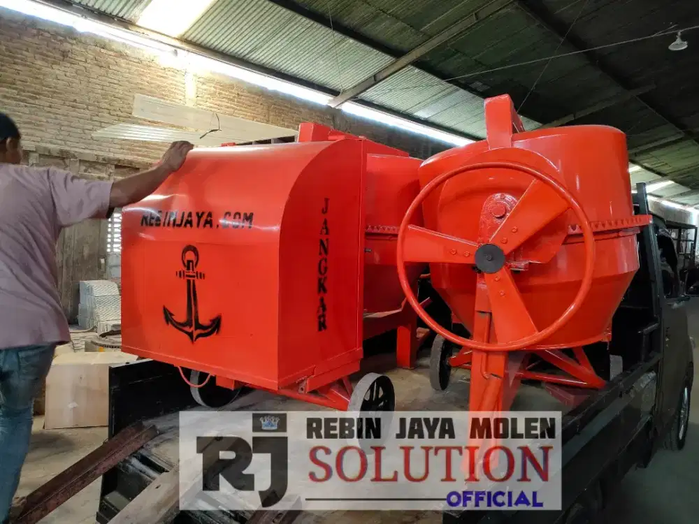 Concrete Beton Molen Semen 50kg dobel bearing plat tebal