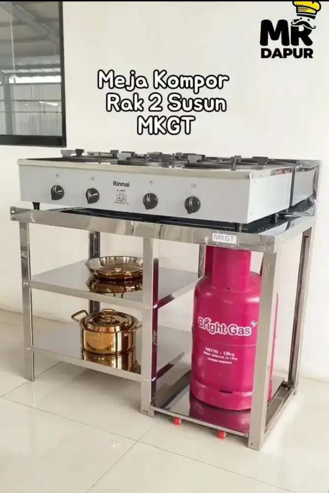 MEJA KOMPOR 2 TUNGKU