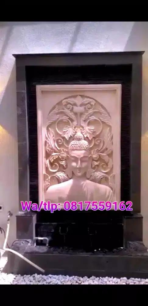 RELIEF Buddha batu alam