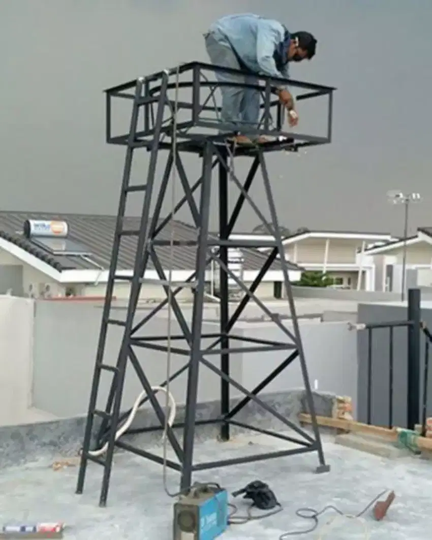 Tiang air atau menara toren sesuai keinginan anda