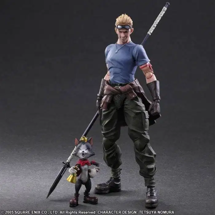 Final Fantasy 7 Remake Play Arts Kai : Cid Highwind ( RARE )