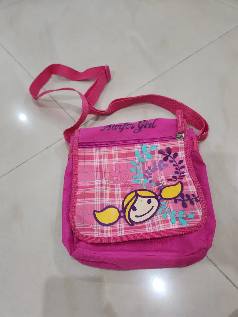 Tas anak anak warna pink original surfer girl