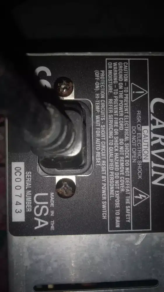 Head amfli bas/gitar Carvin USA