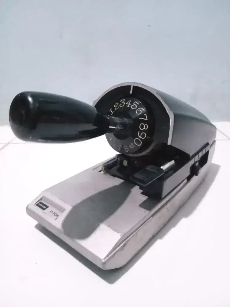 Checque Writer UCHIDA P-70N vintage koleksi antik jadul.retro rare