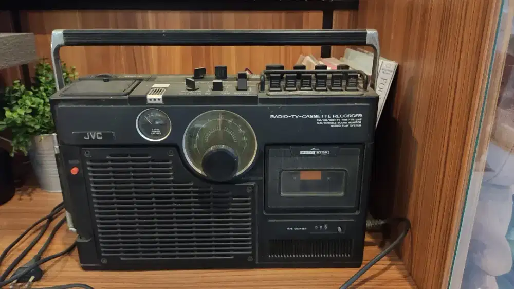 Dijual JVC Boombox Vintage - 3060 EU Radio TV Cassette Recorder
