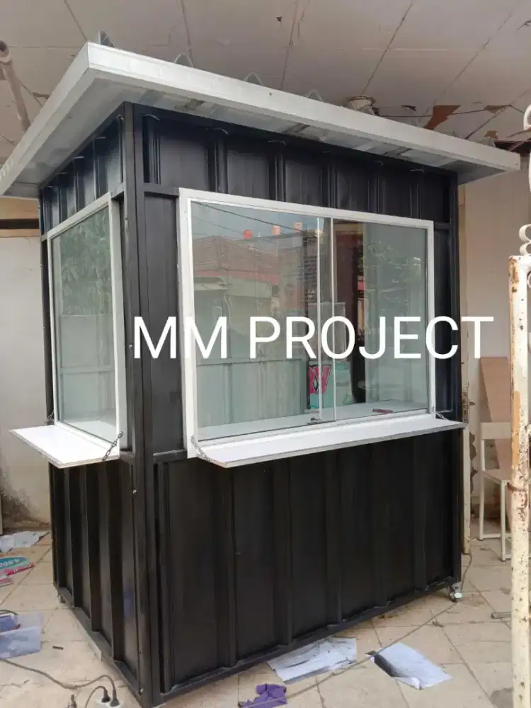 Gerobak booth dagang both jualan booth kontainer