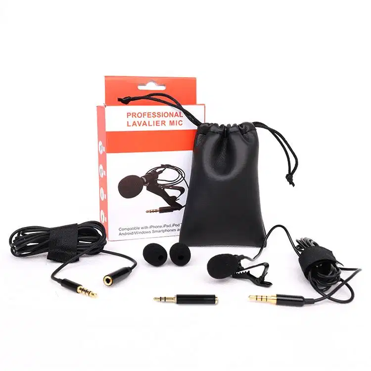 Mic / Microphone Clip Portable 3.5mm Professional Lavalier Q10