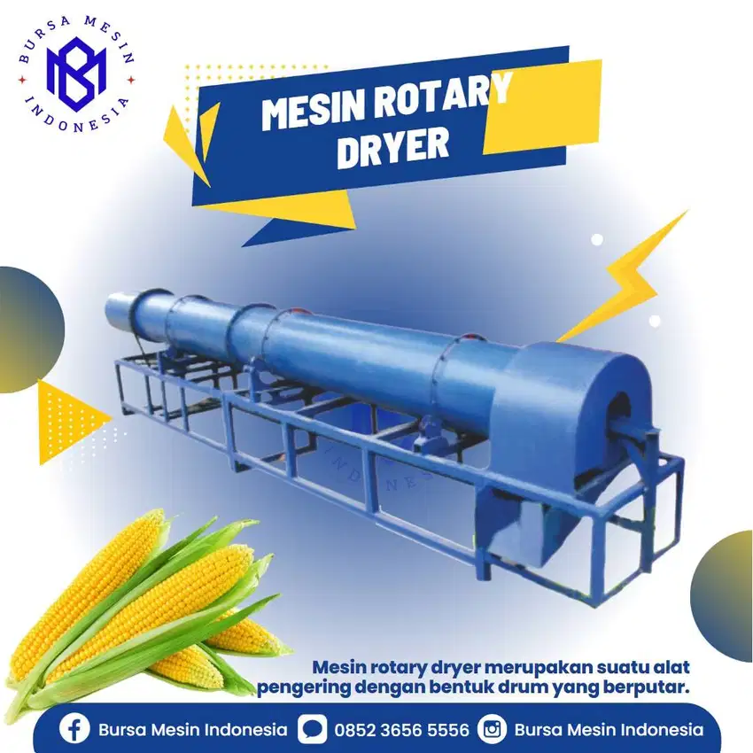 Pengering Rotary Dryer Termurah Se Indonesia!