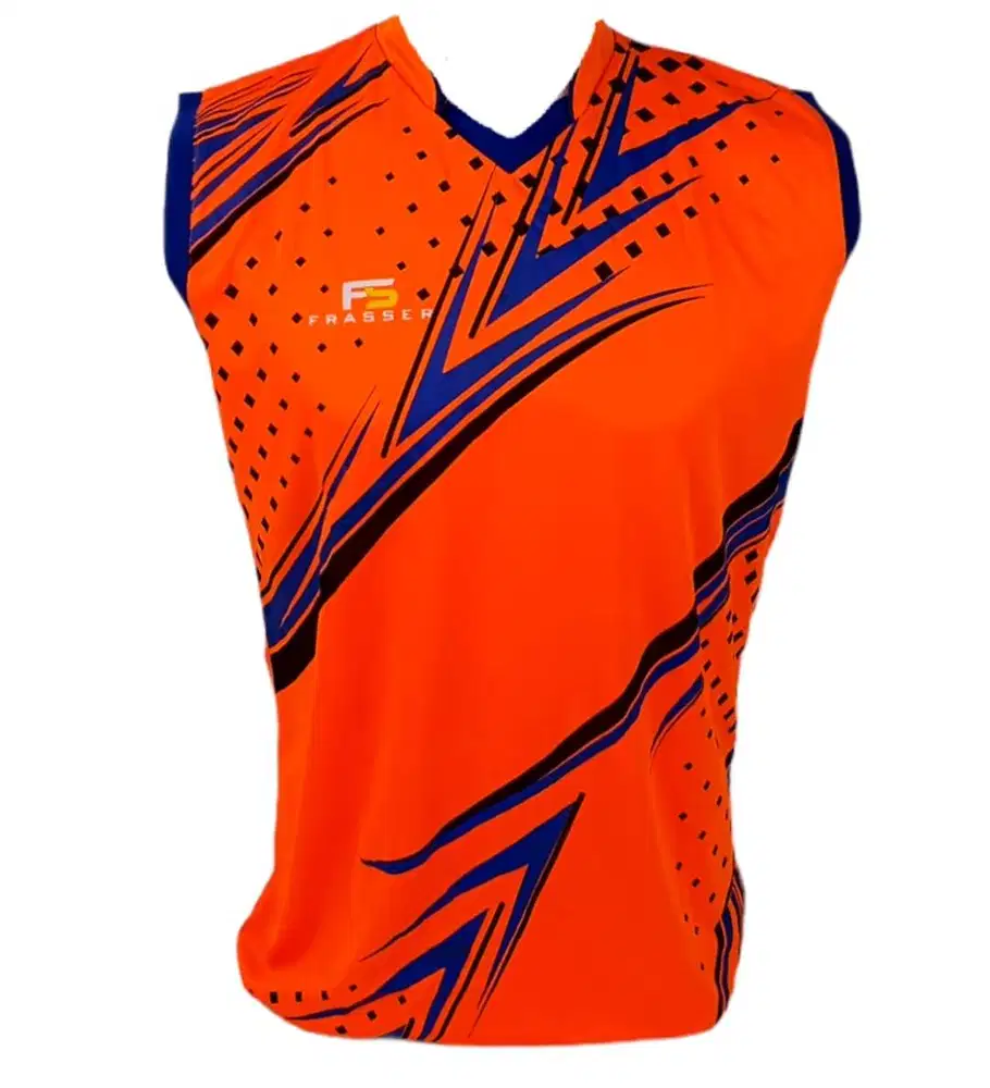 Jersey Badminton FS Frasser no lengan / kutungan