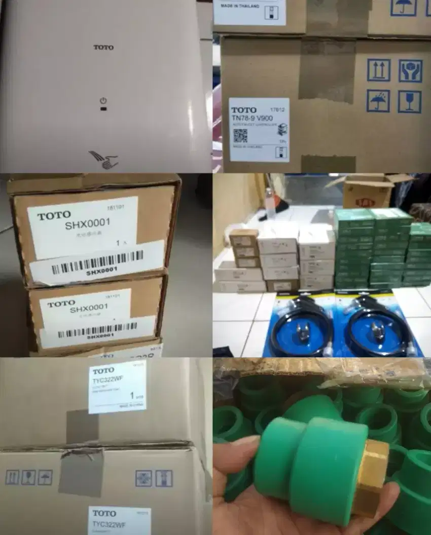 Jual beli sisa proyek kran toto dan valve kitz