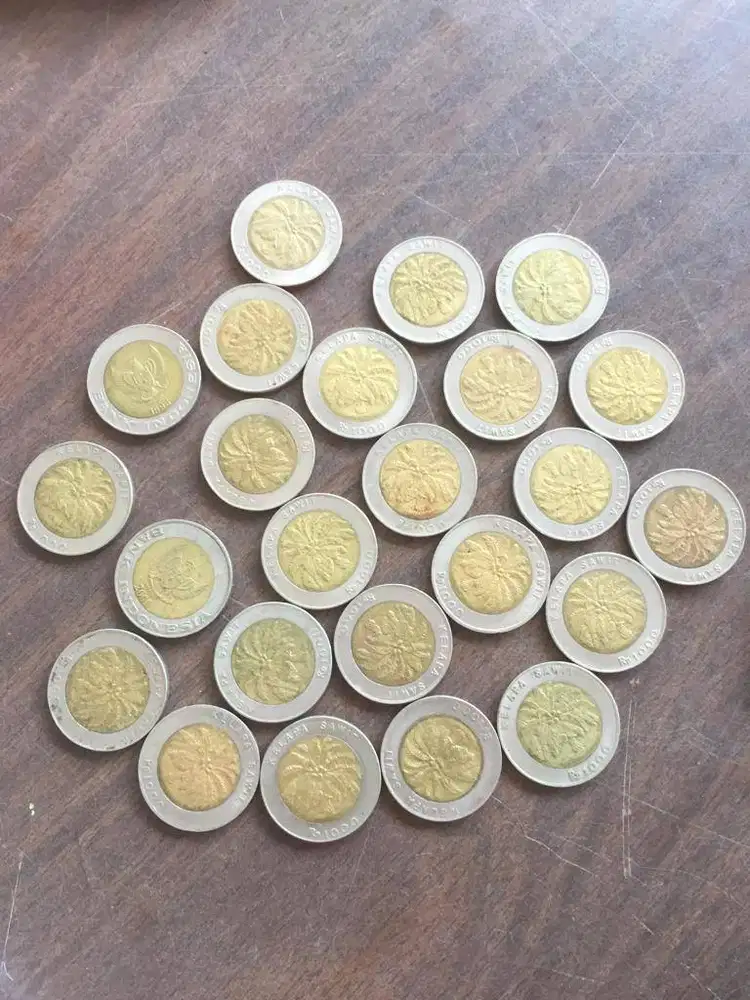 koin Rp 1000 tahun 1996