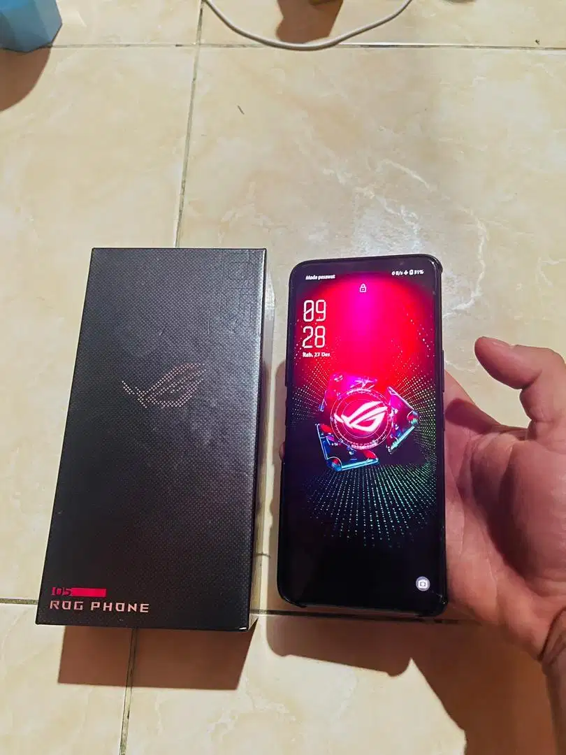 ASUS Rog Phone 5 Fullset 8/128gb 5G Siap Pakai HP Gaming