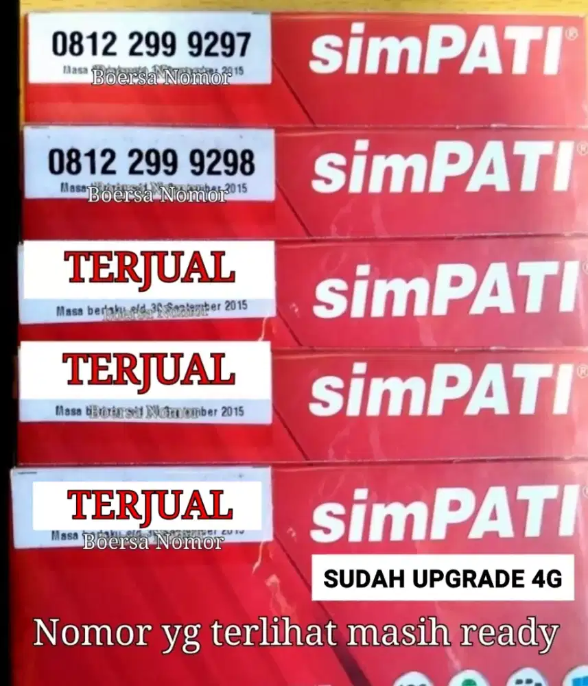 Simpati 11 Digit Rapi 999x - Limited Edition Dan Sdh Pasti Sakti Combo