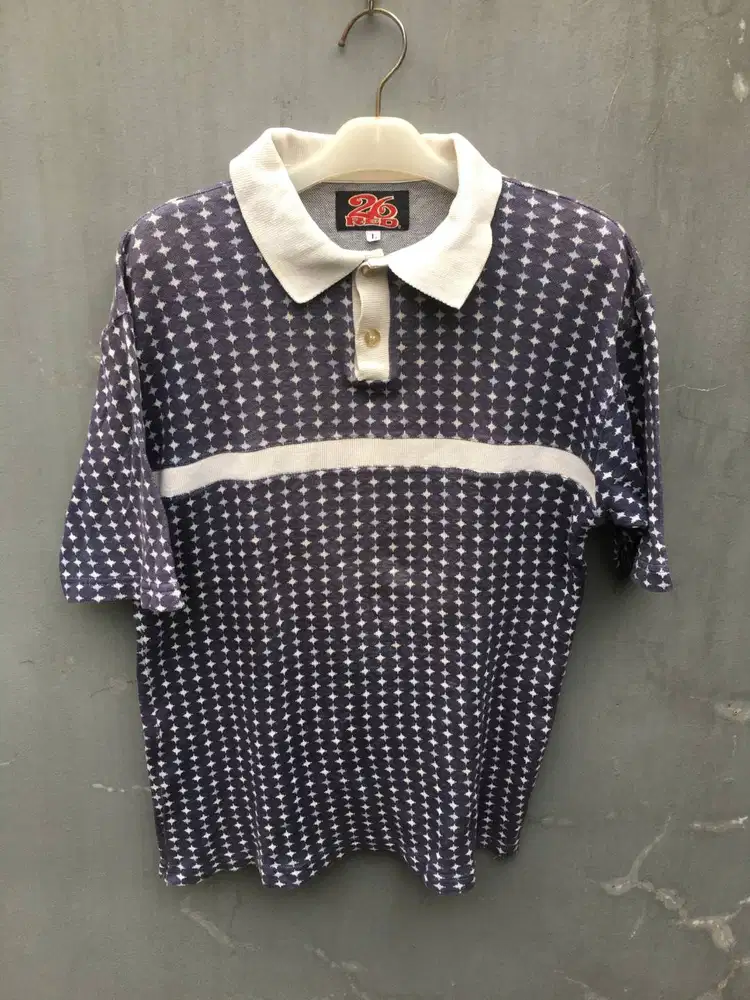 Polo Shirt Biru Bintang