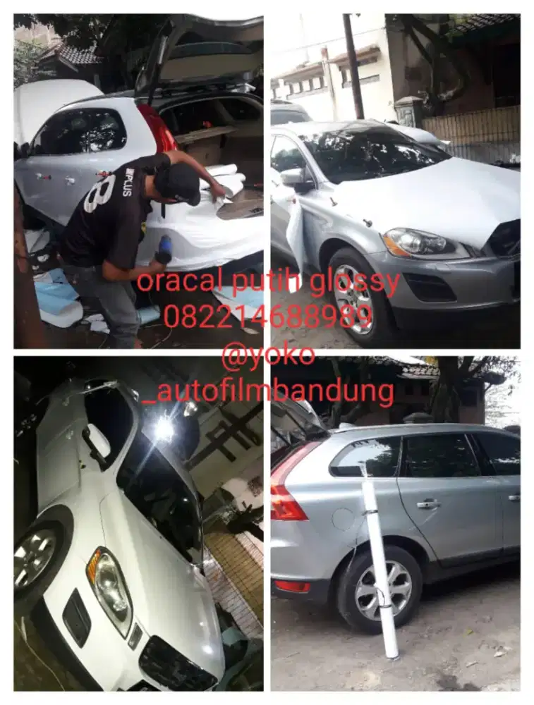 Wrapping sticker bahan oracal