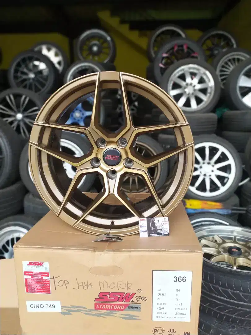 Velg SSW366 r18 5x114 lbr9 et30 made in thailand