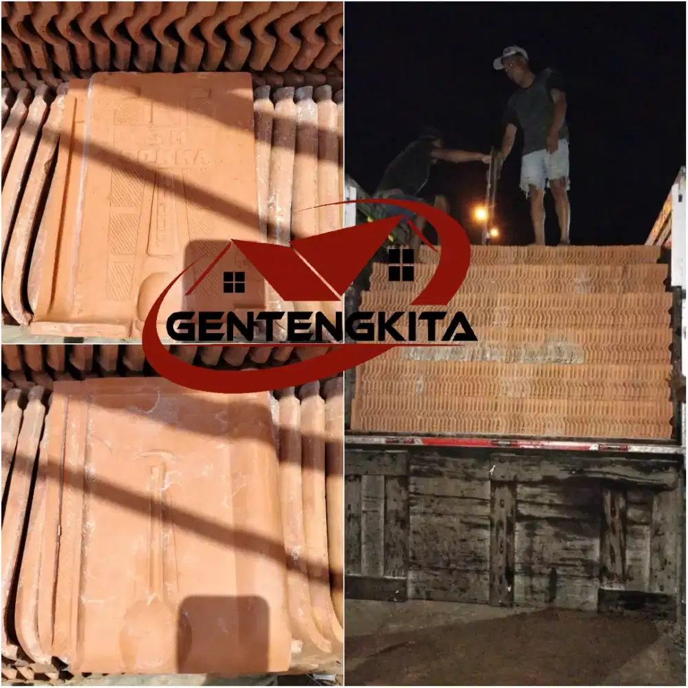 Jual genteng pres kodok KDS ready