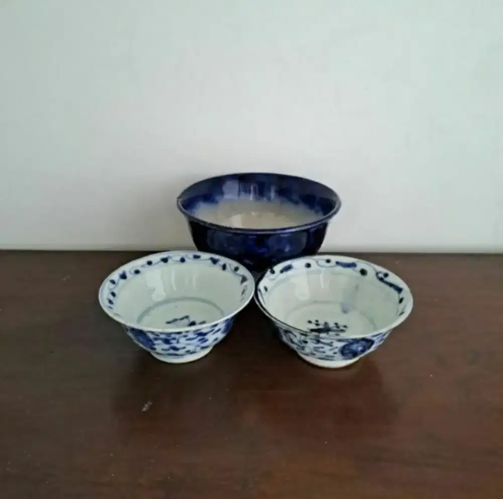 Mangkok Keramik Cina Tua Antik