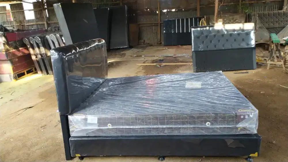 1SET KASUR TEMPAT TIDUR SPRING BED MINIMALIS