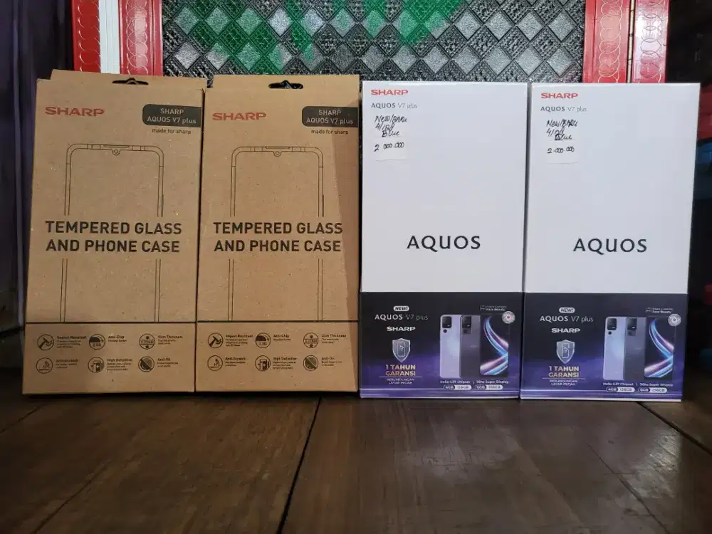 Sharp Aquos V7 Plus 4GB/128GB Blue Baru