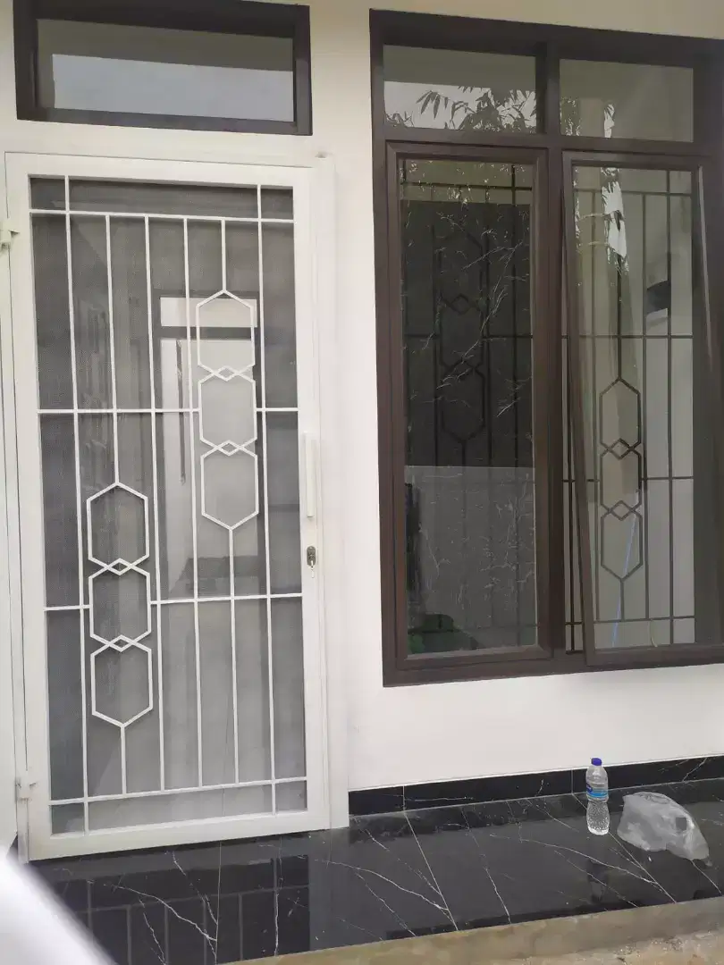 Pintu tralis pagar balkon reling kanopy dll