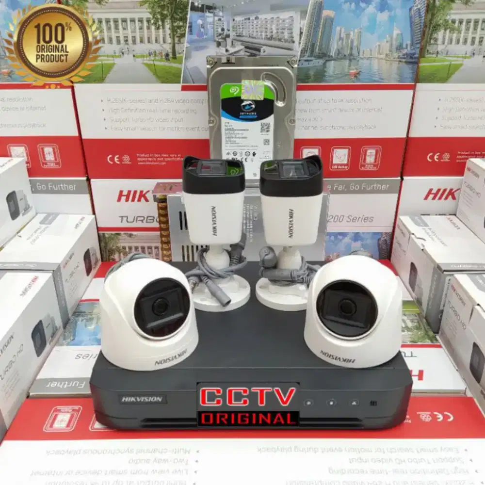 Tersedia paket kamera CCTV merk Hilook HIKVISION terkumplit