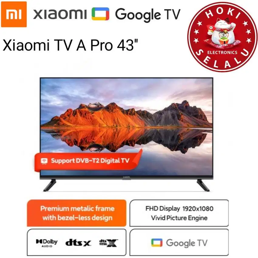 [Google TV] Xiaomi TV 43 Inch A Pro FHD Dolby Dts Audio Digital Mi TV