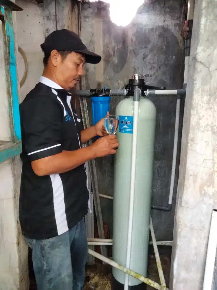 Filter penyanringan air zat besi kapur bau keruh berminyak karat dll