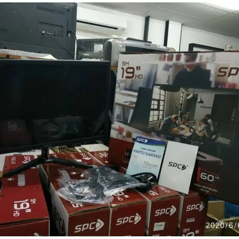 PROMO SPC Monitor Komputer LED 19 inch HD bos