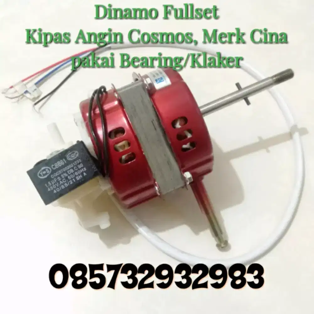 Dinamo Fullset Cosmos pakai Bearing/Klaker & Dinamo kipas angin Umum