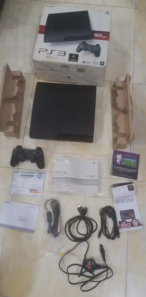 Ps3 slim SSD 1TB seri 3006 Reg indo fullset original games