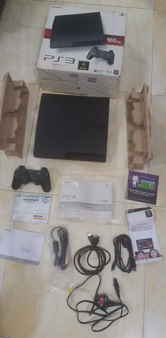 Ps3 slim SSD 500gb seri 3006 Reg indo fullset original games