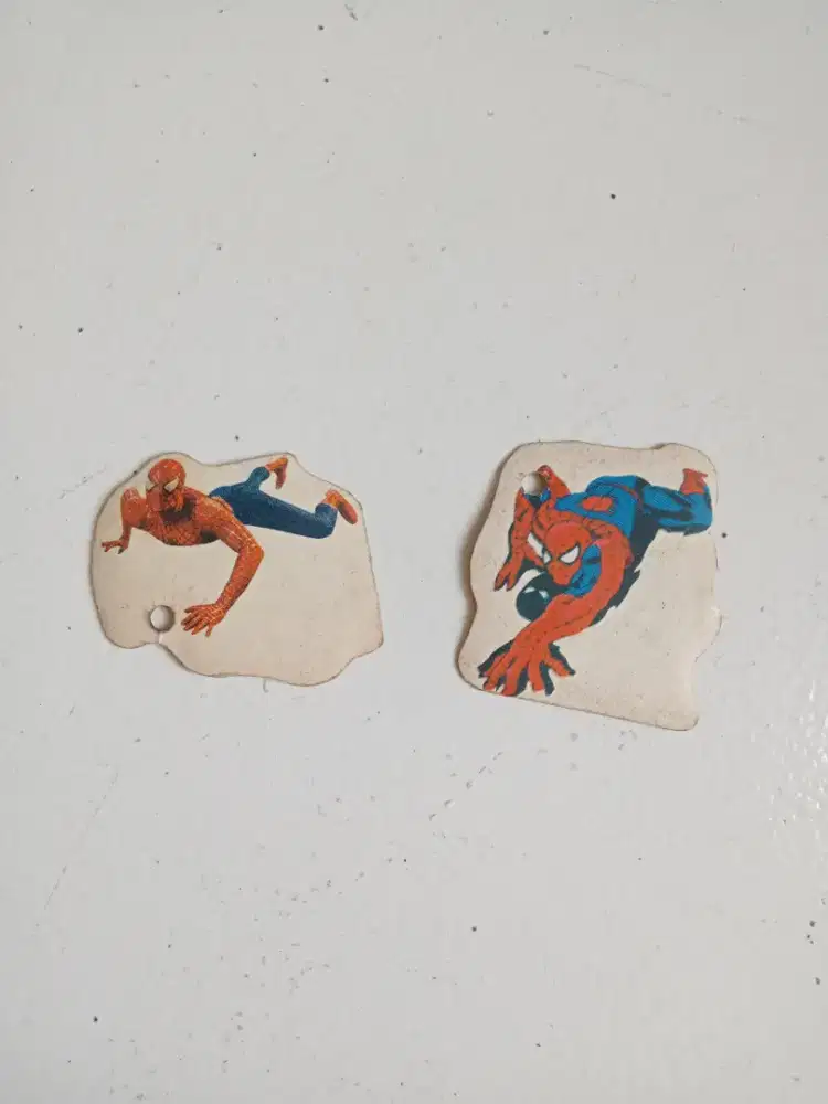Mainan Gambaran Spiderman 2 dimensi jadul