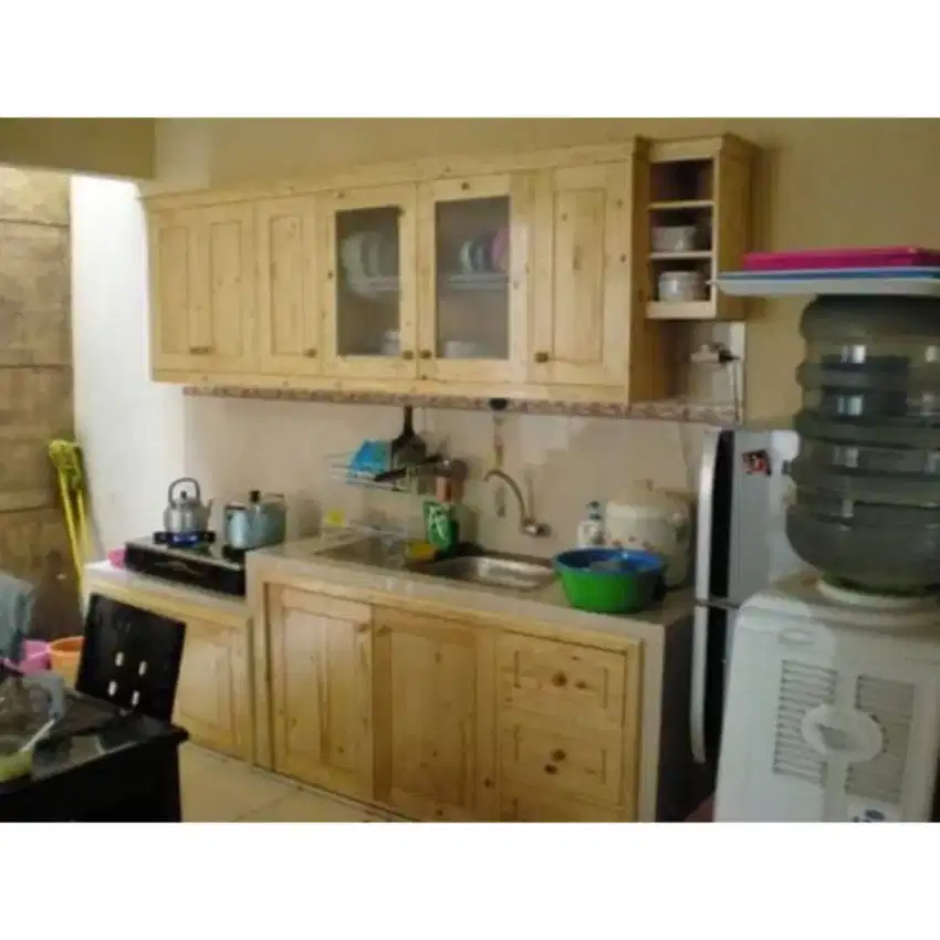 KITCHEN KAYU JATI BELANDA TERMURAH CUMA 1,5 JUTAAN AJA!