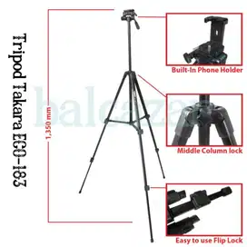 tripod takara eco-183a 183 stand kamera dslr mirrorless canon nikon