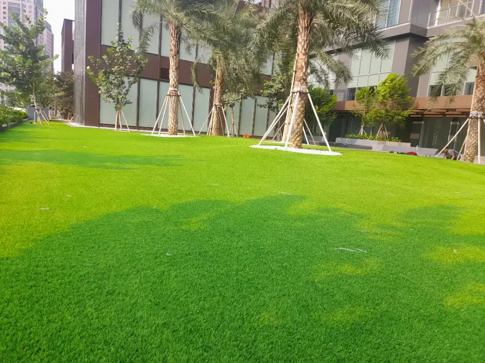 Ready Selalu Rumput Sintetis Tuk Taman Penghijauan Rumah Outdoor