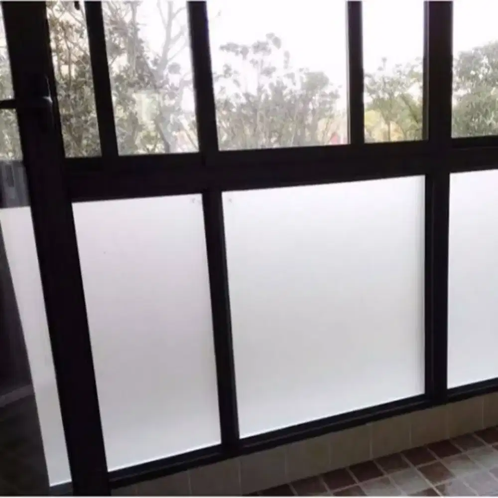 Rumah kaca dilindungi stikerSanblas dan Kaca Film.