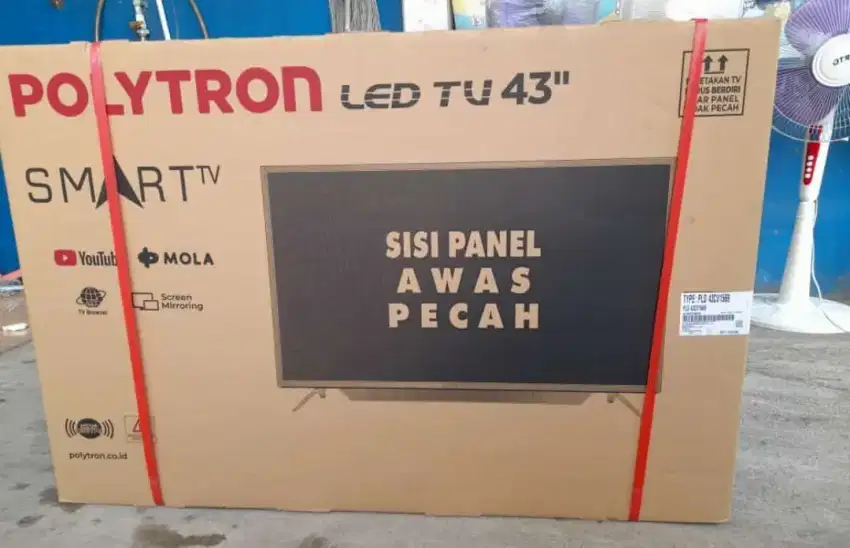 CASH / KREDIT - LED TV polytron smart tv 43 inc