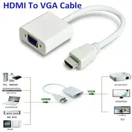 HDMI to VGA Converter Cable