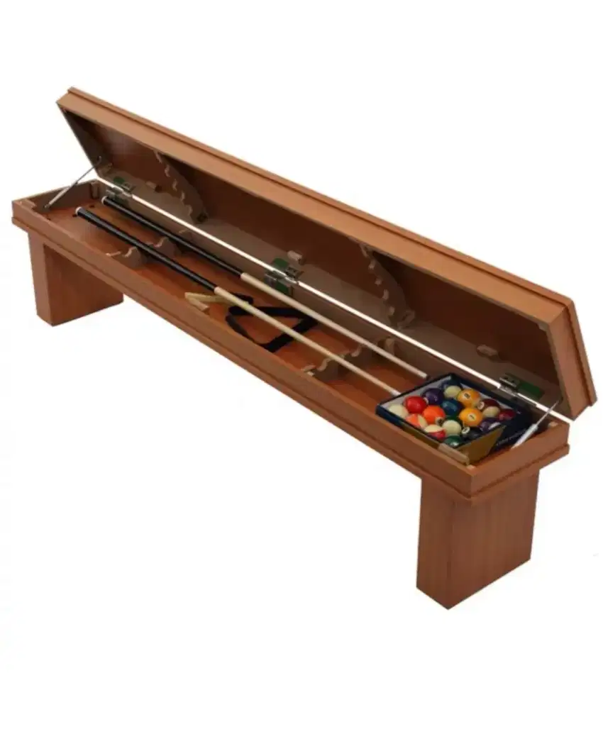 Bangku kursi storage penyimpanan cue stick dan aksesoris billiard