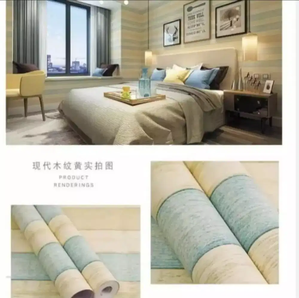 sedia pasang wallpaper sticker dan wallpaper dinding rumah