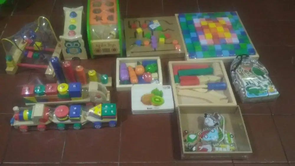 Ape Bop Tk Paud Mainan Edukasi Murah Bahan Kayu Pinus