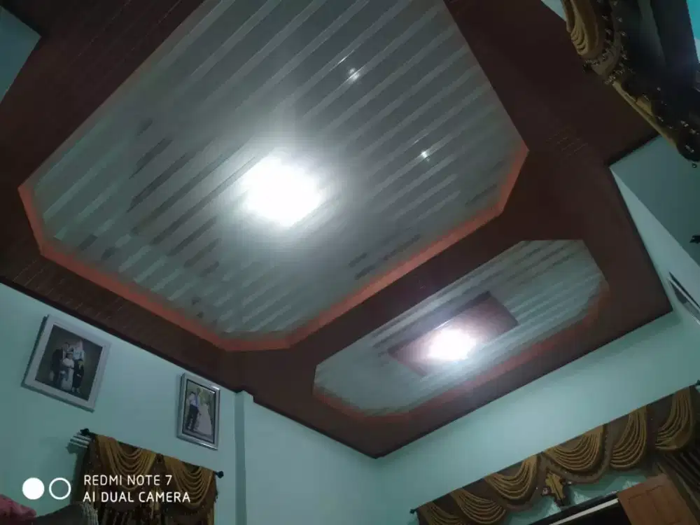Plafon PVC pemasangan rapi dan kokoh