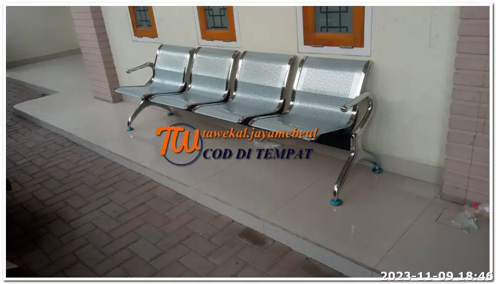 KURSI TUNGGU KURSI KANTOR BANDARA KURSI 4 DAN 3 DUDUKAN SIAP ANTAR