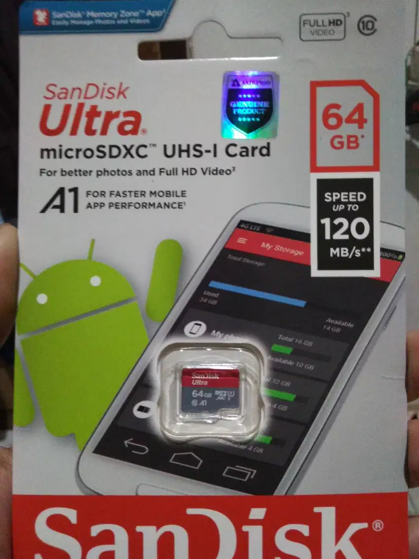 Memory micro sd 64GB Sandisk A