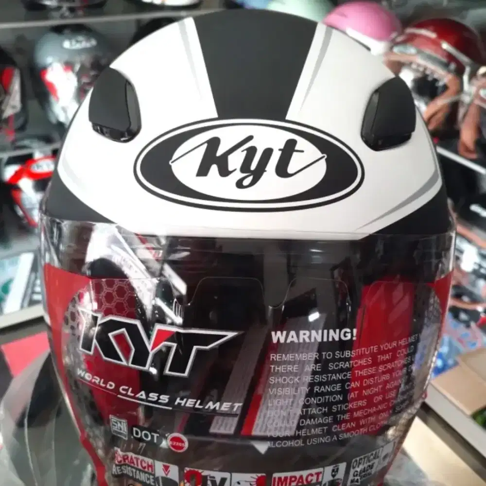 NEW BARU. Promo HELM KYT SNI ~SPORTY Stylish Cakep. ORIGINAL ASLI ~Jos