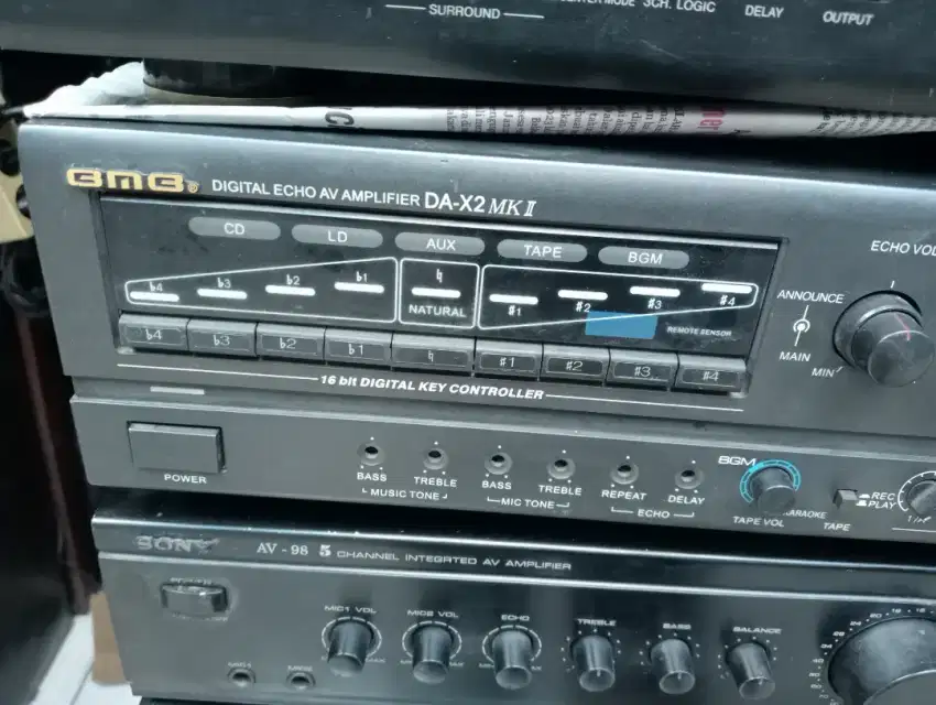 Jual ampli karaoke BMB dax 2 MK 2.normal.ory.harga nego