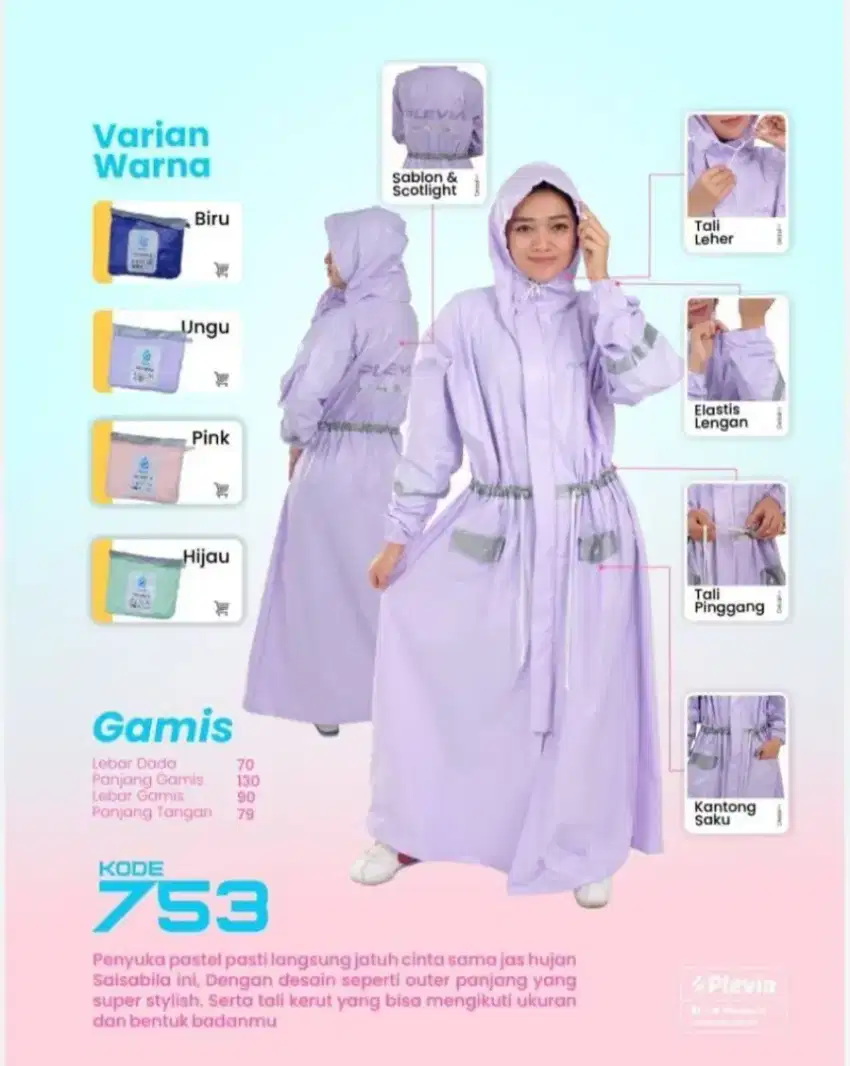 Jas hujan gamis