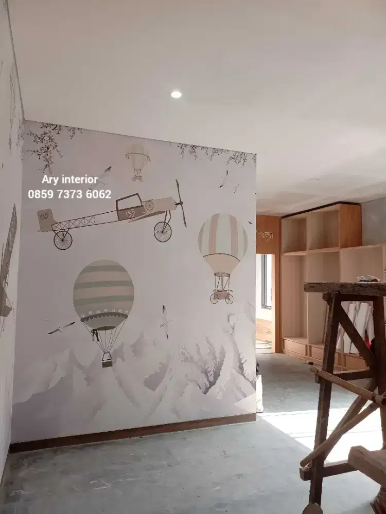 Decorasi wallpaper wallstiker dinding